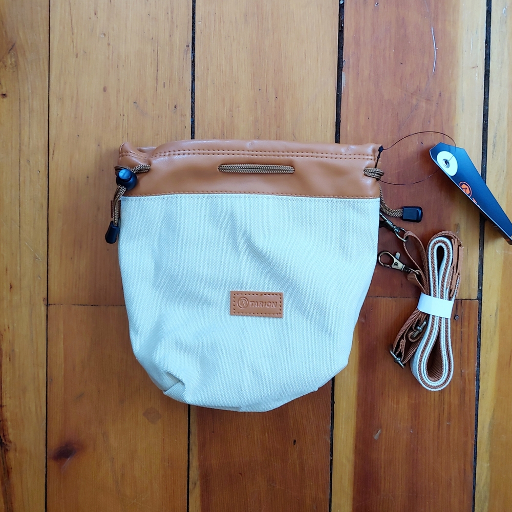 Drawstring Camera Bag with Strap